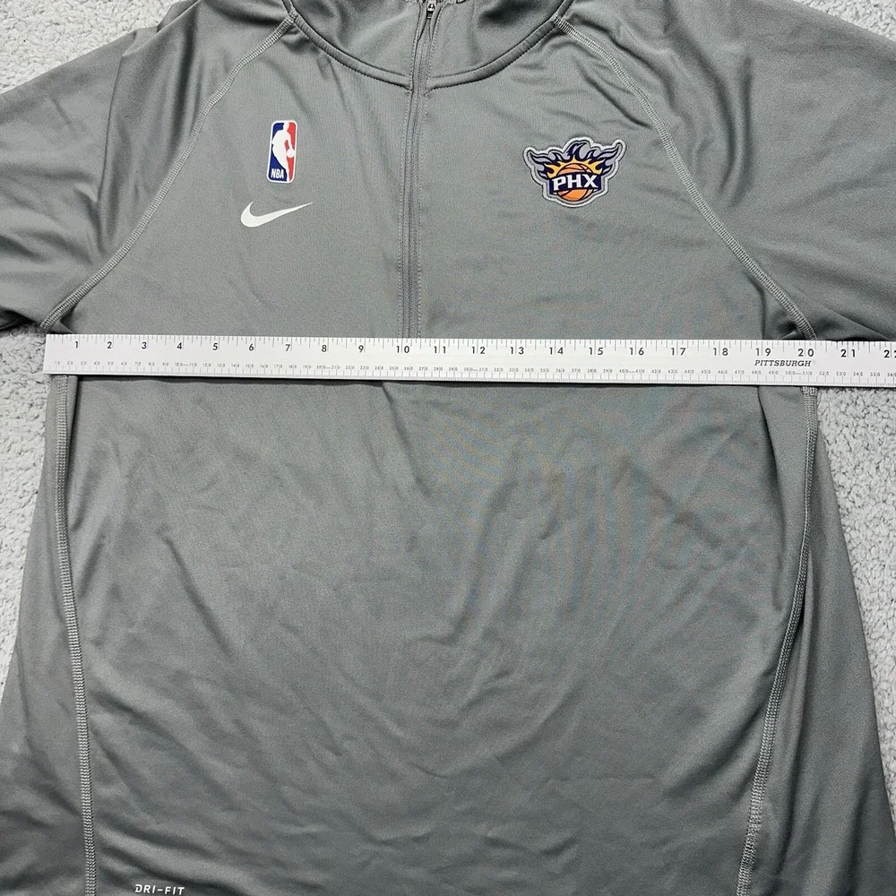 Nike Dri-Fit Women's XL AT9711-002 NBA Phoenix Suns Basketball 1/4 Zip Pullover